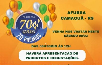Venha visitar nossa loja neste sábado, estamos te aguardando com muitas novidades e ofertas Especiais de Aniversário! 