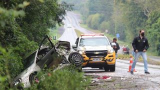 Bebê e homem morrem em acidente na RSC-287, entre Triunfo e Montenegro