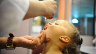 Mais de 60% das crianças ainda não foram vacinadas contra a pólio
