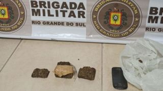 Brigada Militar prende homem por tráfico de drogas em Camaquã