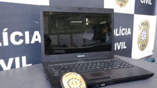 Homem é preso por receptação em Pelotas, após ser flagrado vendendo notebook furtado em classificado online