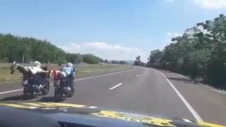Polícia intercepta motociclistas fazendo malabarismo na BR-116, em Guaíba