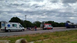 Acidente deixa ferido na BR-116 em Camaquã
