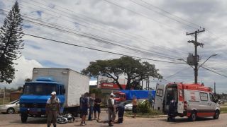 Acidente de trânsito em Camaquã deixa duas pessoas feridas