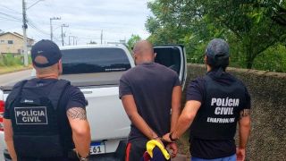 Foragido gaúcho é preso pela Polícia Civil em Florianópolis, em Santa Catarina