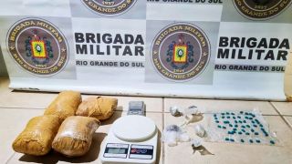Brigada Militar prendeu homem com “super maconha” em Camaquã