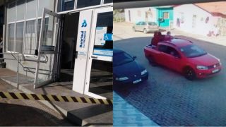 Agência bancária de Amaral Ferrador é assaltada e pessoas acabam virando reféns 
