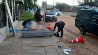 Tiroteio e morte no centro de Cerro Grande do Sul