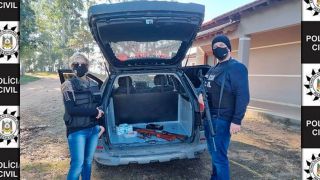 Polícia Civil aprendeu armas e munições na zona rural de Arambaré