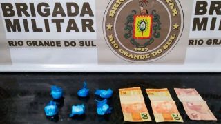 Brigada Militar prendeu homem por tráfico de drogas em Camaquã