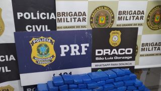Polícias apreendem 150 quilos de drogas, veículo furtado e 10 mil reais em dinheiro falso em São Luiz Gonzaga