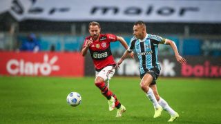 Grêmio perde de 4 a 0 para o Flamengo no primeiro duelo das quartas-de-final da Copa do Brasil