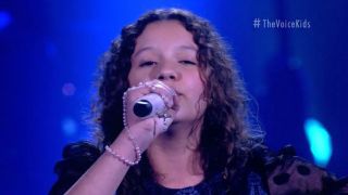  Camaquense Evellyn Katzer dá show com interpretação mas não passa de fase no The Voice Kids