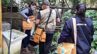 Bióloga e agentes de Endemias do município de Chuvisca recebem capacitação e orientam moradores