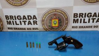 BM prendeu homem portando revólver ilegalmente em Camaquã