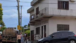 Rodoviária Estadual de Dom Feliciano pega fogo