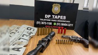 Homem acusado de ameaça tem arma apreendida em Sentinela do Sul