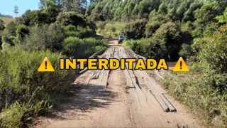 Ponte da Vila Fátima está interditada para reforma