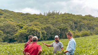 Executivo de Dom Feliciano visita produtores de soja
