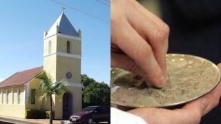 A Paróquia São João Paulo II de Chuvisca realiza missas nesta quarta-feira de cinzas na Igreja N. Sra. De Lourdes e na matriz São José