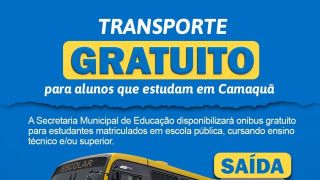 Aberto cadastramento para transporte gratuito intermunicipal para estudantes