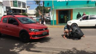 Idosa é vítima de atropelamento no centro de Camaquã