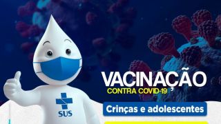 Dom Feliciano segue imunizando crianças e jovens a partir de 05 anos contra a COVID-19