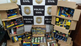 Polícia desarticula quadrilha que praticava roubo de cargas de cigarros