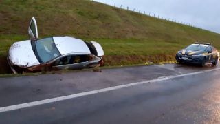 Após perseguição, traficante é preso com 300 quilos de maconha em rodovia federal no interior do RS