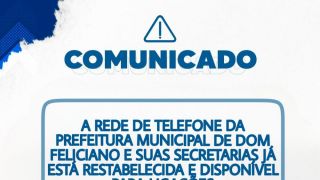 Rede telefônica da Prefeitura Municipal e Secretarias foi restabelecida