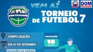 Vem aí mais um TORNEIO de FUTEBOL 7