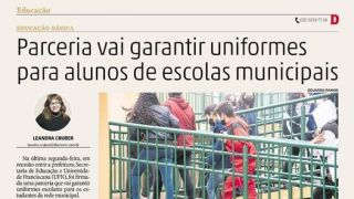 Prefeitura de Santa Maria faz parceria para criação de uniforme para estudantes de 80 escolas da Rede Municipal