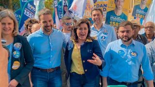 Em campanha no RS, Simone Tebet diz que “a polarização faz com que a terceira via ressurja nesta eleição”