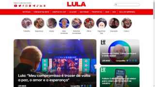 Site de Lula sofre ataque hacker com mensagem pró-Bolsonaro e provocação ao Tribunal Superior Eleitoral