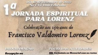 Vem aí a 1ª Jornada Espiritual para Lorenz