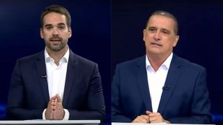 Primeiro debate do segundo turno é marcado por troca de acusações entre Onyx Lorenzoni e Eduardo Leite