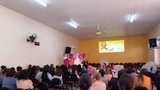 Palestra sobre câncer de mama e colo de Útero na Igreja Evangélica Assembleia de Deus