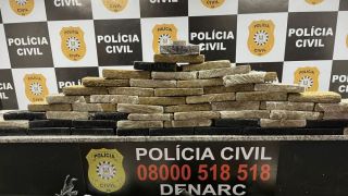 Traficante é preso com 18 quilos de maconha no estacionamento de um supermercado em Canoas