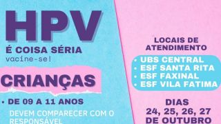 Vacina contra HPV é Importante para meninos e meninas a partir dos 9 anos