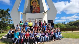 Escola Santa Terezinha foi a primeira a participar do “Projeto Turístico para as escolas”