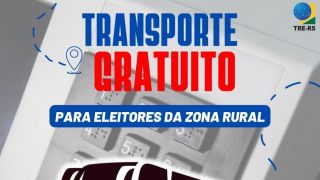 No dia 30 de outubro, haverá transporte gratuito para eleitores em Dom Feliciano.