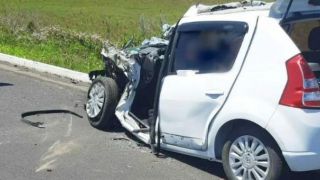 Uma pessoa morre e outras duas ficam feridas em colisão frontal em Osório, no Litoral Norte gaúcho