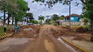 Entrada da cidade volta a ficar interditada para obras