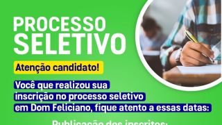 Secretaria de Educação alerta para os prazos pós inscrição do Processo Seletivo para área da Educação