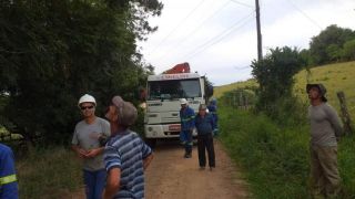 Amaral Ferrador recebe poda nos fios e troca de postes de luz