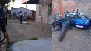Motociclista morre em acidente no bairro Viégas