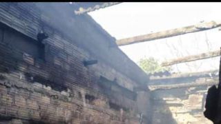 Estufa de fumo pega fogo no interior de Chuvisca