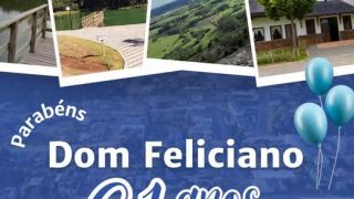 ✨🩷 Parabéns, DOM FELICIANO! Uma cidade que mistura história, beleza, cultura e natureza, e acolhe seus moradores e visitantes de braços abertos.  Que este aniversári