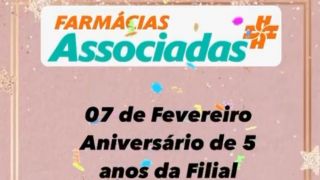 🎉 Aniversário de 5 anos da Farmácias Associadas Dom Feliciano! 🎉