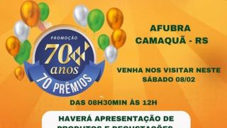 Venha visitar nossa loja neste sábado, estamos te aguardando com muitas novidades e ofertas Especiais de Aniversário! 